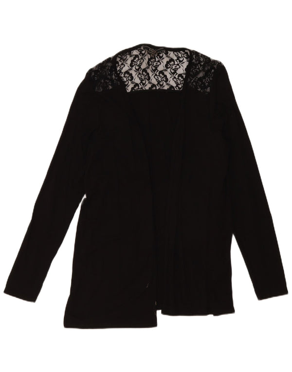Γυναικείο ανοιχτό Ζακέτα Lipsy UK 14 Medium Black Floral Viscose