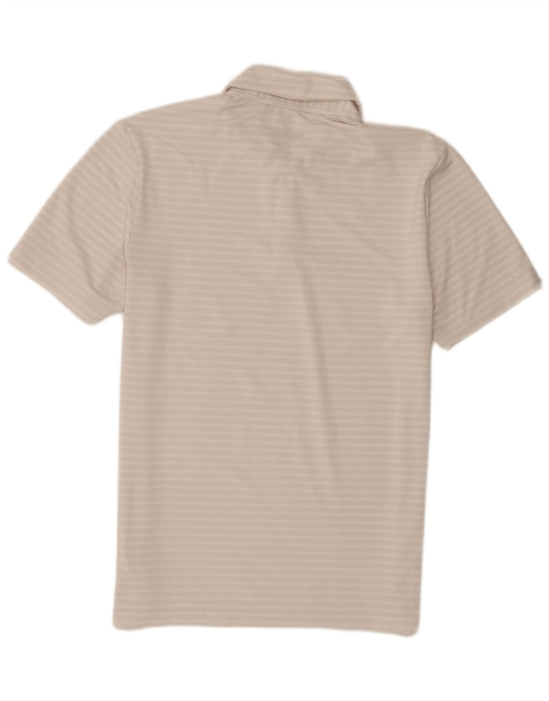Ανδρικό πουκάμισο Adidas Golf Polo με μεσαίο λευκό ριγέ πολυεστέρα