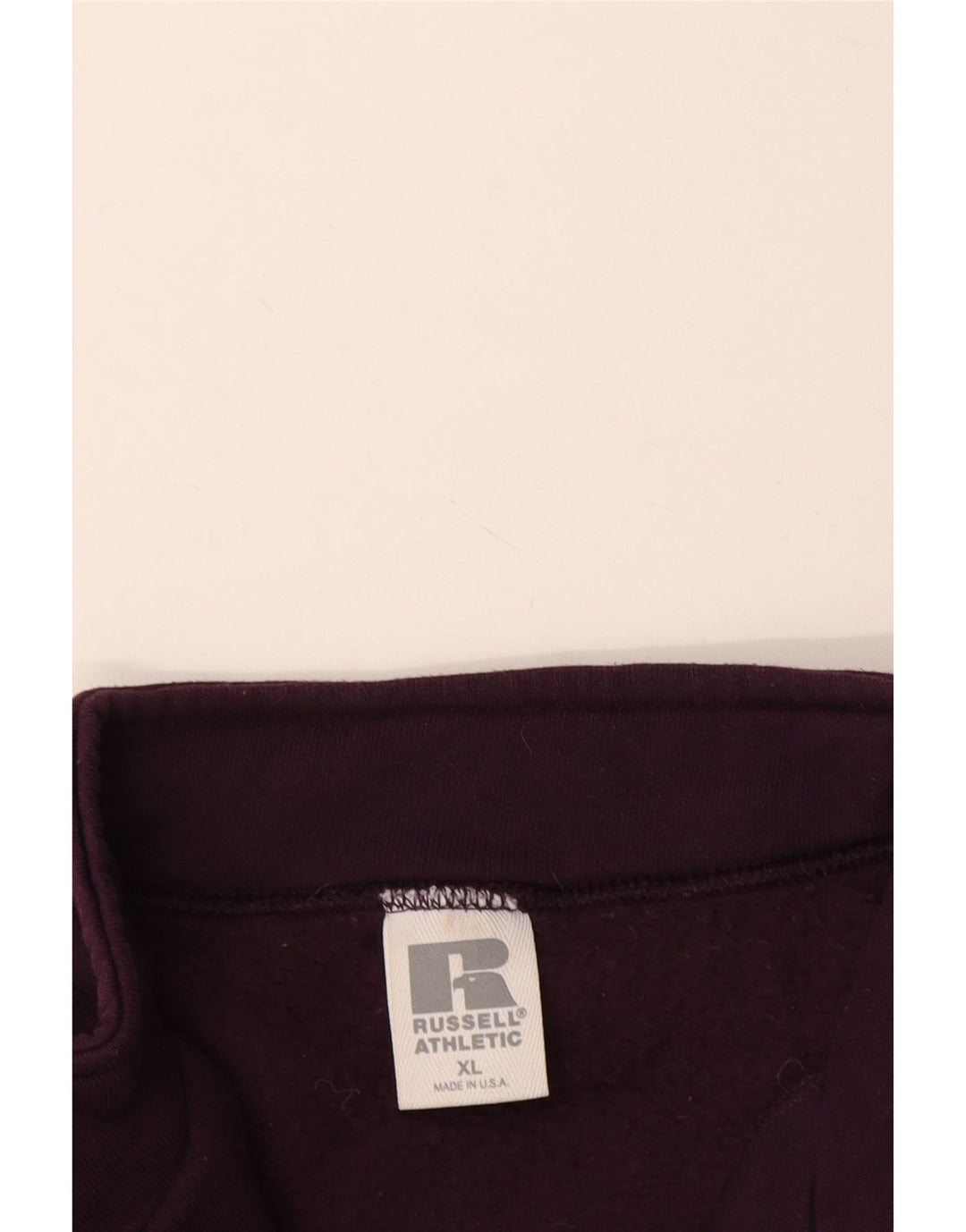 Russell Athletic Γυναικεία φούτερ με φερμουάρ Jumper UK 18 XL Maroon Cotton