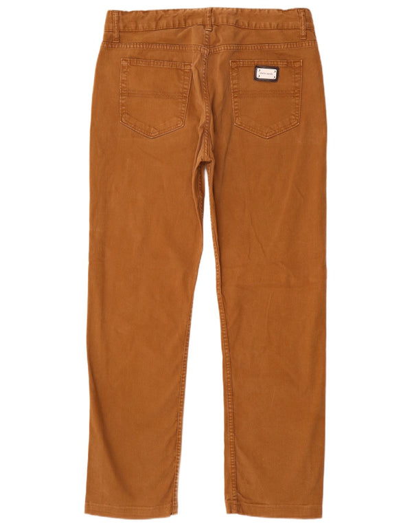 Pierre Cardin Ανδρικό ίσιο casual παντελόνι IT 46 Small W34 L30 καφέ
