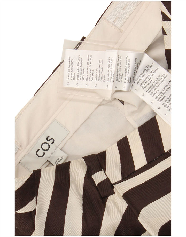 COS Γυναικείο Casual σορτς EU 36 XS W28 Καφέ Animal Print Cupro