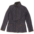 Superdry γυναικείο καπιτονέ μπουφάν UK 12 Medium Navy Blue Nylon
