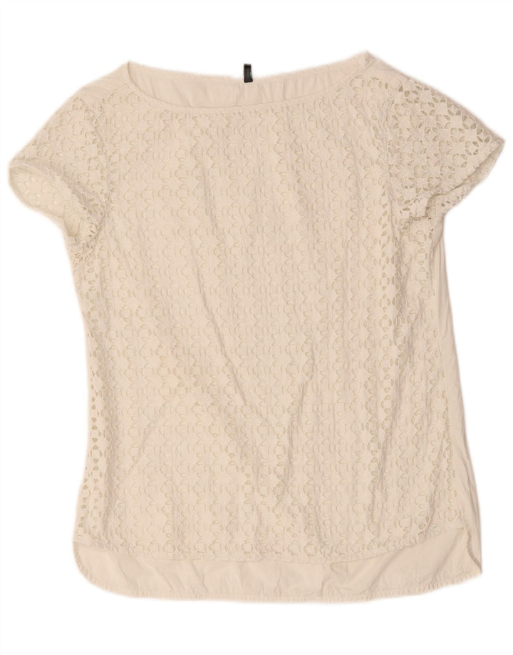 Γυναικεία μπλούζα Benetton Top UK 14 Medium White
