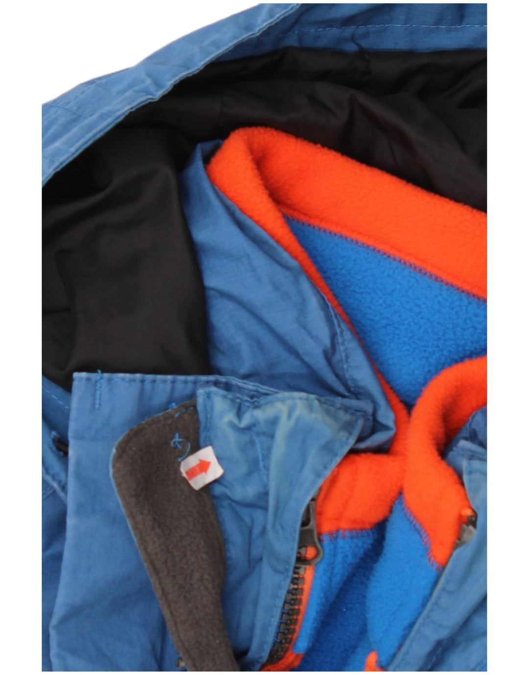 TIMBERLAND Ανδρικό μπουφάν με κουκούλα αντιανεμικό UK 36 Small Blue Polyester