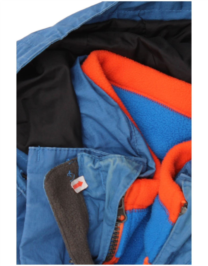 TIMBERLAND Ανδρικό μπουφάν με κουκούλα αντιανεμικό UK 36 Small Blue Polyester