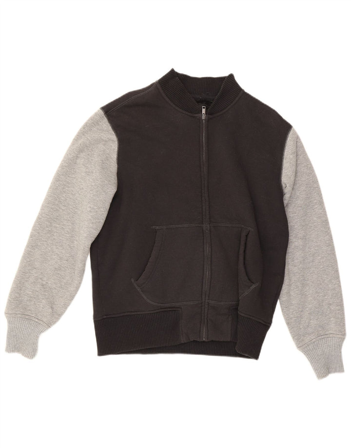 GAP Mens Tracksuit Top Jacket Medium Black Colourblock Cotton
