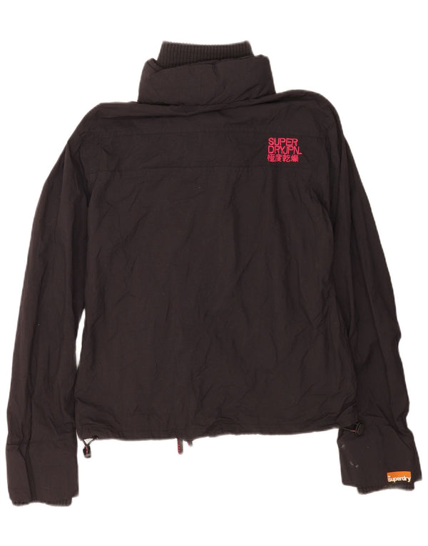 Superdry Γυναικείο Μπουφάν αντιανεμικό UK 16 Large Black Nylon