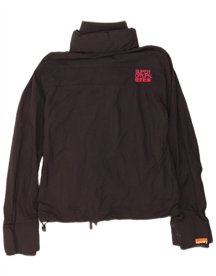 Superdry Γυναικείο Μπουφάν αντιανεμικό UK 16 Large Black Nylon