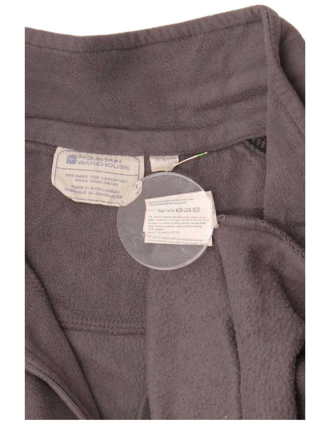 MOUNTAIN WAREHOUSE Ανδρικό φερμουάρ Fleece Jumper 2XL Grey Colourblock