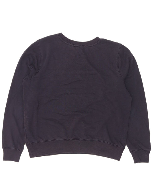 Marks & Spencer Γυναικεία γραφική φούτερ Jumper UK 14 Large Navy Blue
