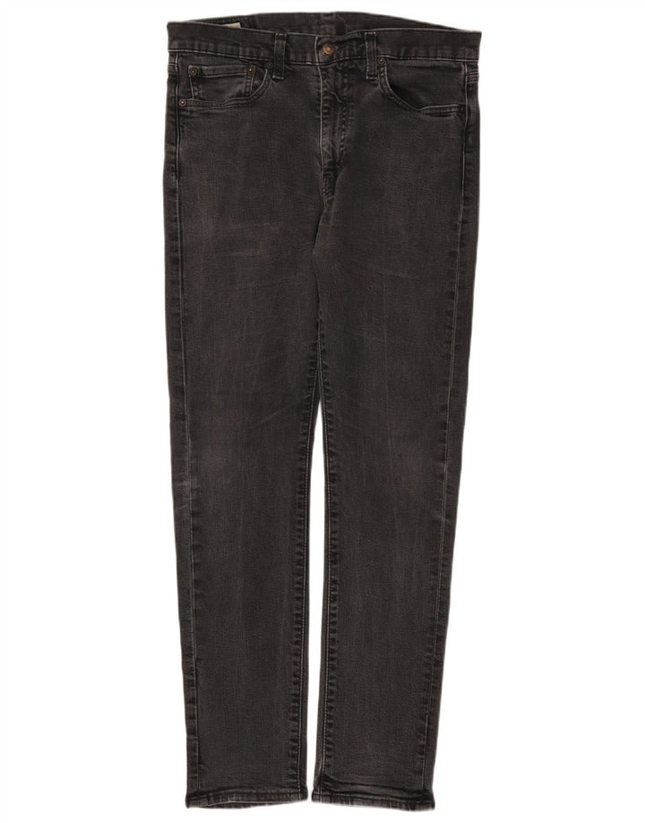 Ανδρικό τζιν Levi's Slim W34 L32 Γκρι βαμβακερό