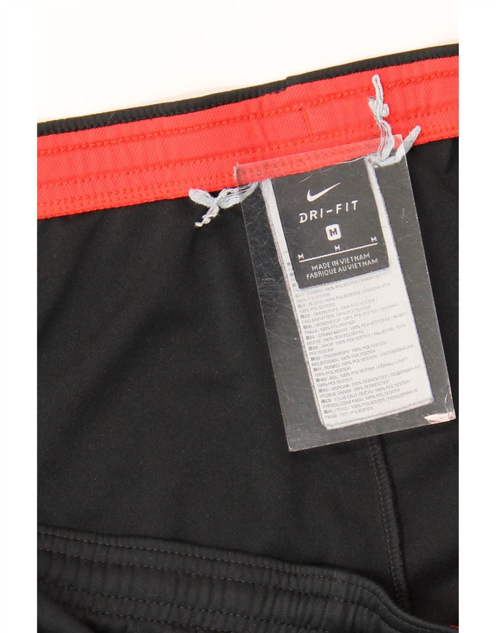 Ανδρικές φόρμες Nike Dri Fit Παντελόνια μεσαίου μαύρου χρώματος πολυεστέρας