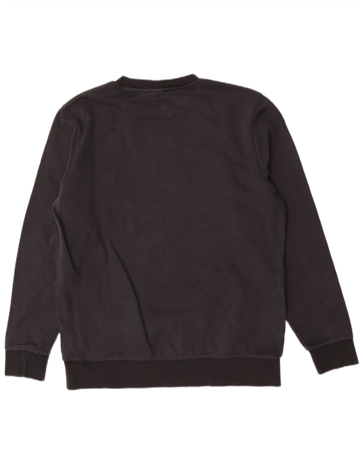 Ανδρικό φούτερ Hugo Boss Graphic Regular Fit Jumper μεγάλο μαύρο βαμβακερό