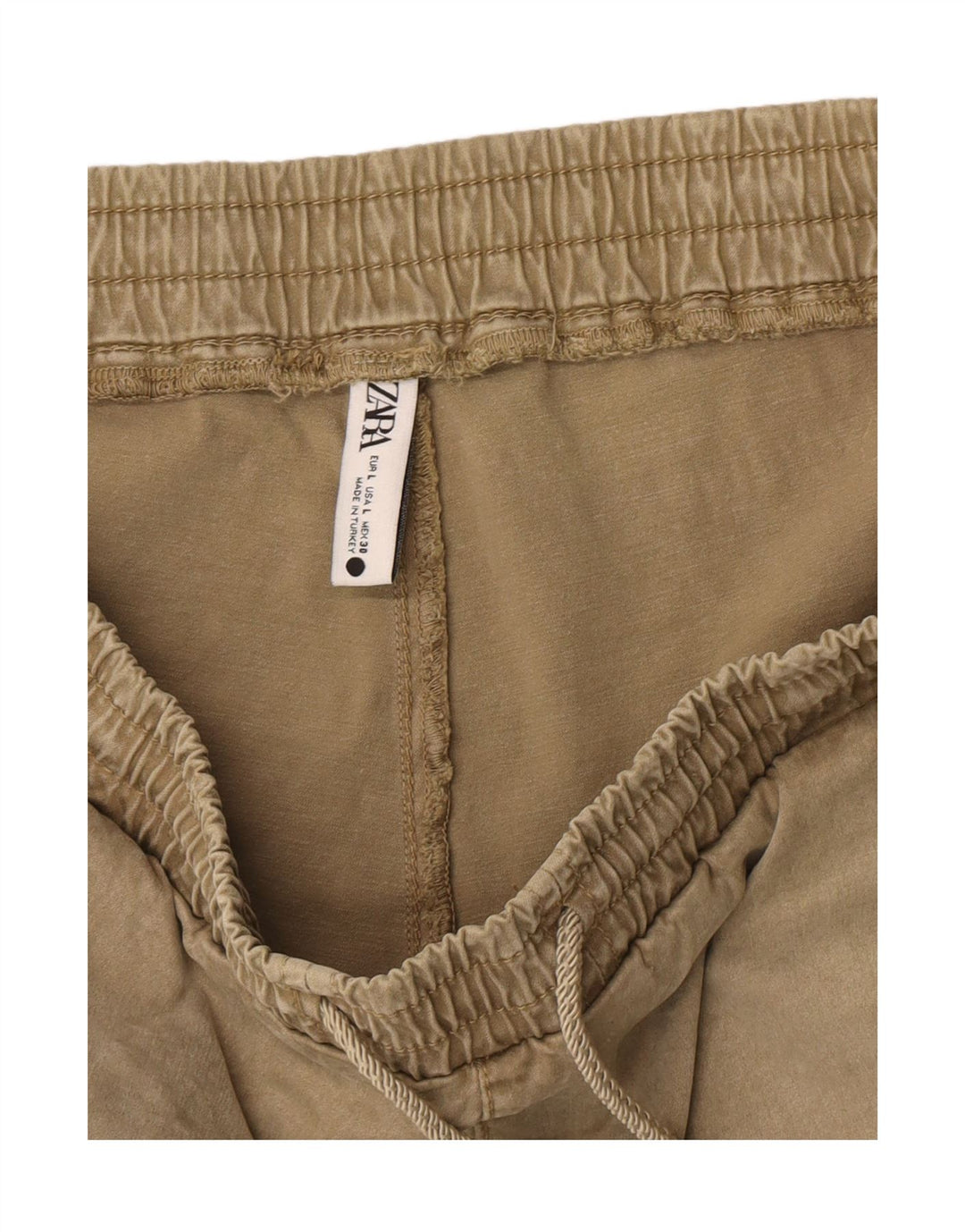 Zara Γυναικείο Παντελόνι Jogger Large W30 L26 Khaki