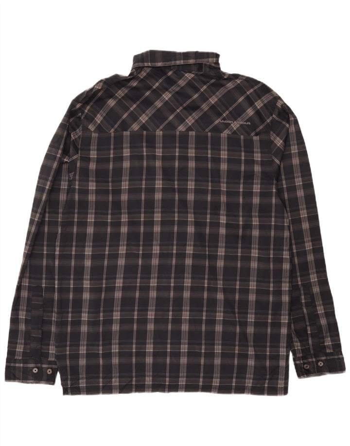 Under Armour Ανδρικό πουκάμισο Allseason Gear Large Grey Check Polyester