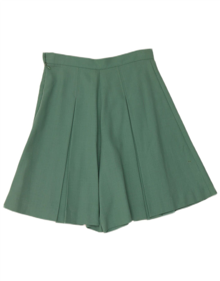 Vintage γυναικείο σετ 1 κουμπιού 2 τεμαχίων UK 12 Medium W28 Green Acetate