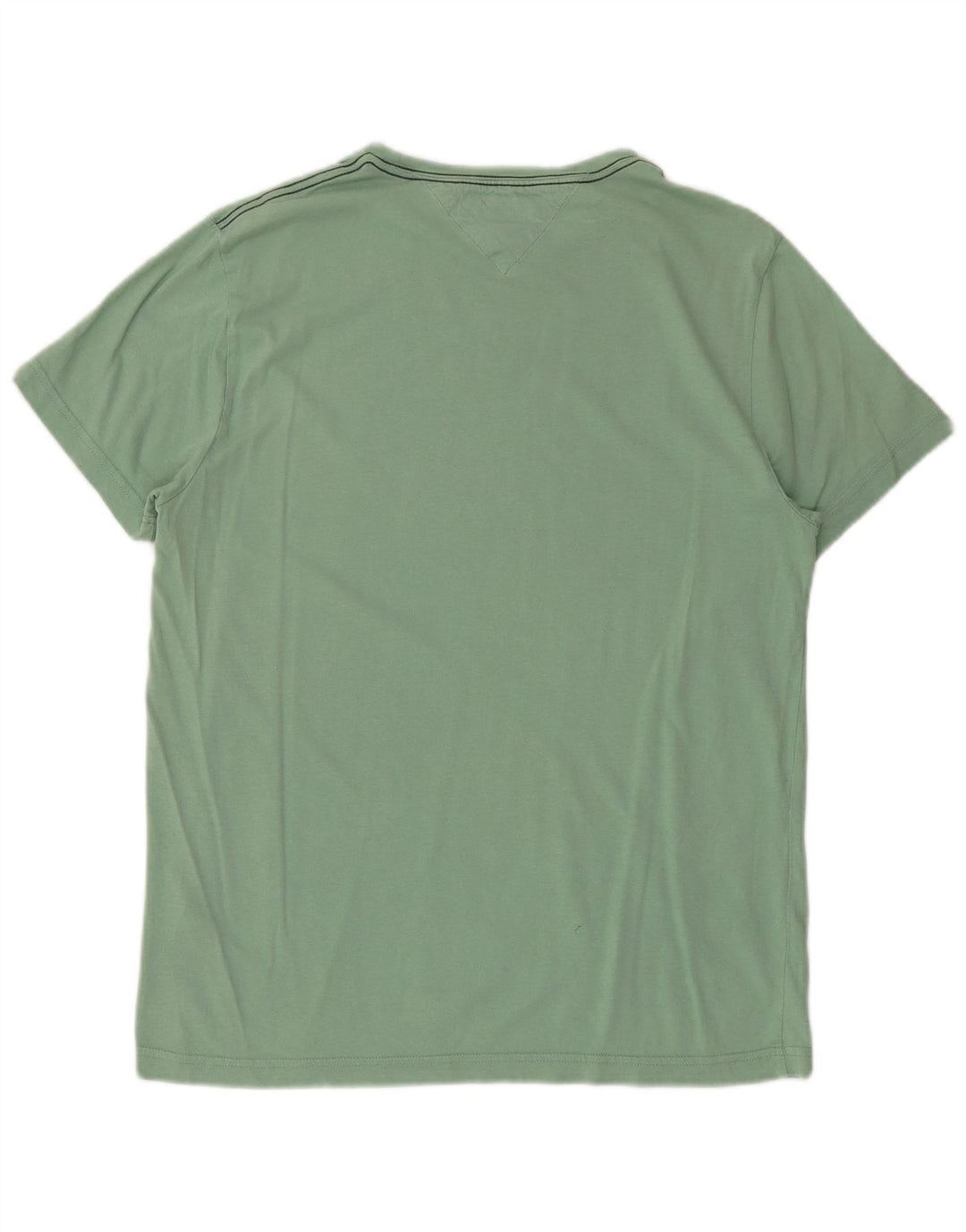 Ανδρικό γραφικό T-Shirt Tommy Hilfiger Top Μεσαίο πράσινο βαμβακερό