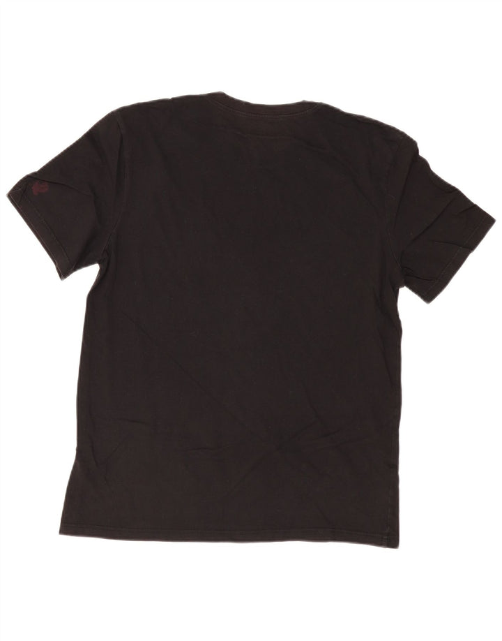 Kappa Womens Tezenis Graphic T-Shirt Top UK 14 Medium Black