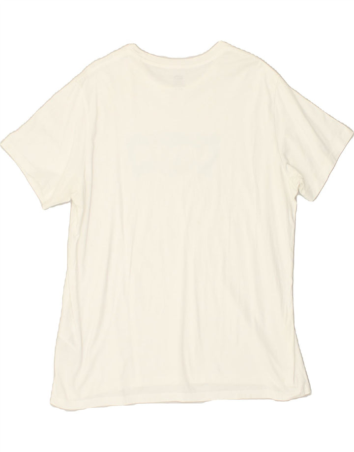 LEVI'S Womens Graphic T-Shirt Top UK 18 XL White Cotton | Vintage Levi's | Thrift | Second-Hand Levi's | Used Clothing | Messina Hembry 
