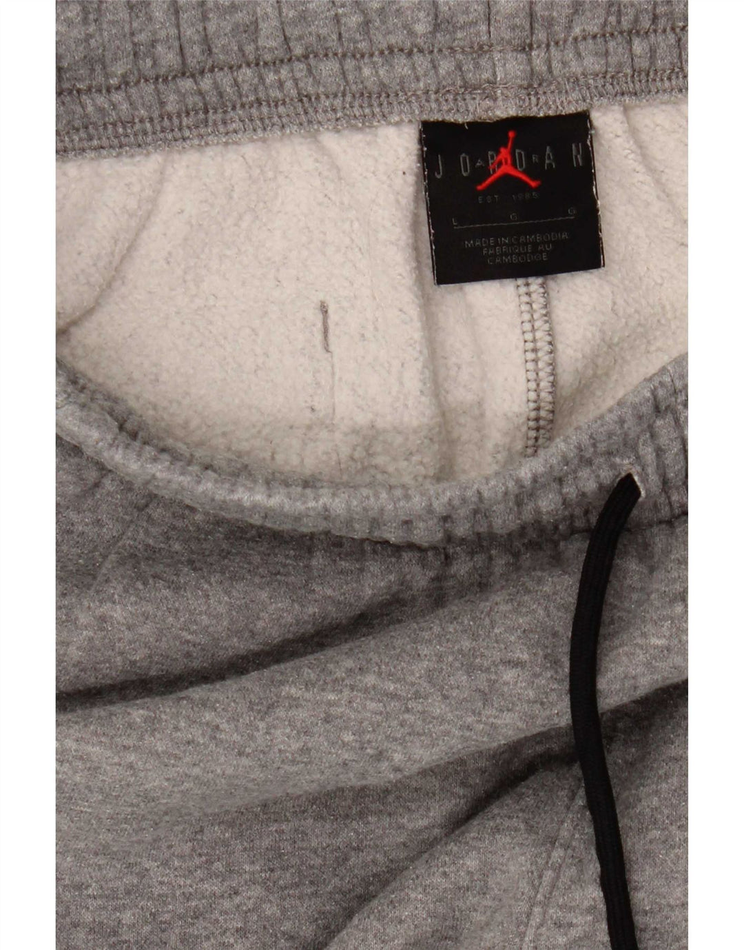 Jordan Ανδρική φόρμα παντελόνι Joggers μεγάλο γκρι βαμβακερό