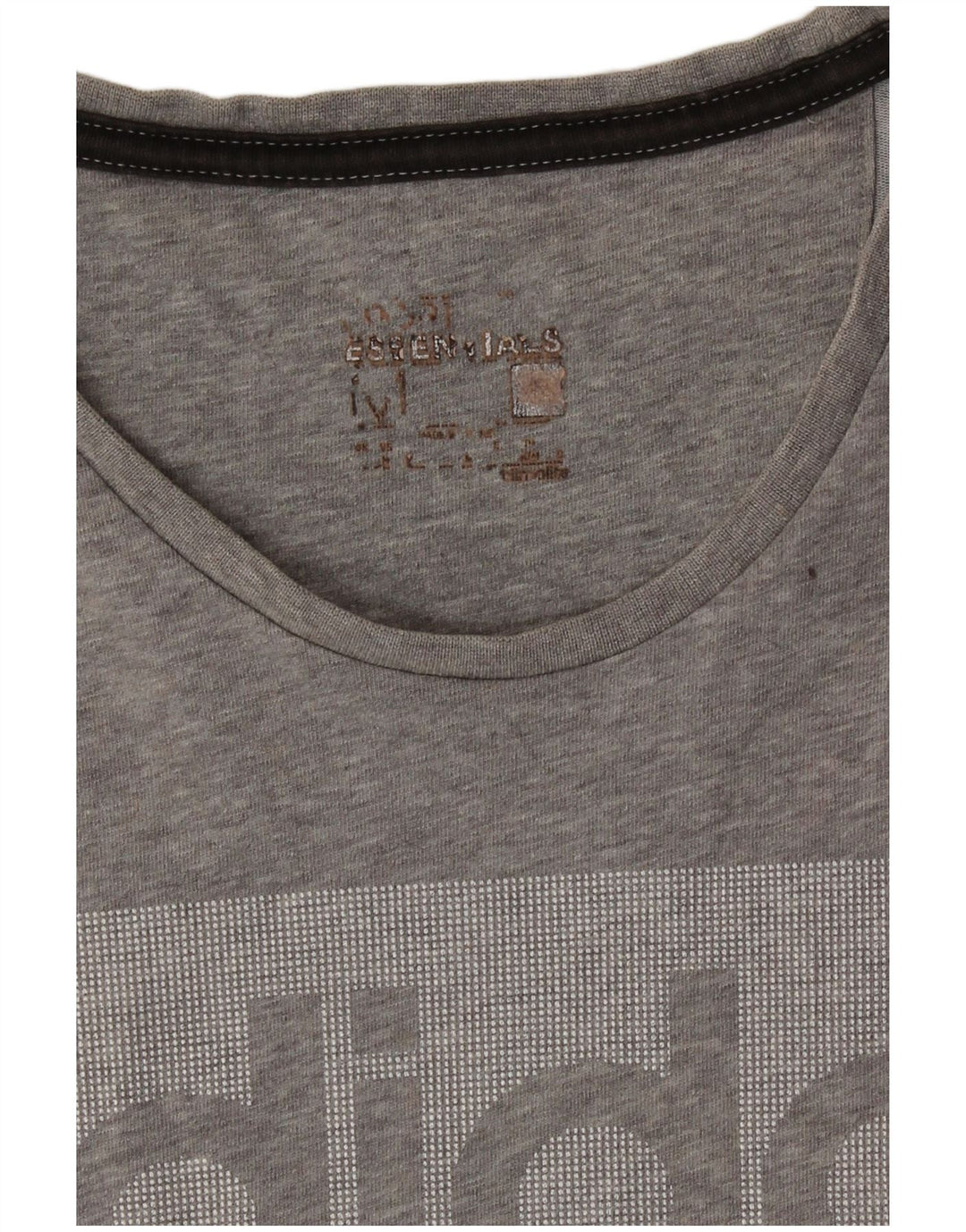 Ανδρικό γραφικό T-Shirt Adidas Top Medium Grey Colourblock