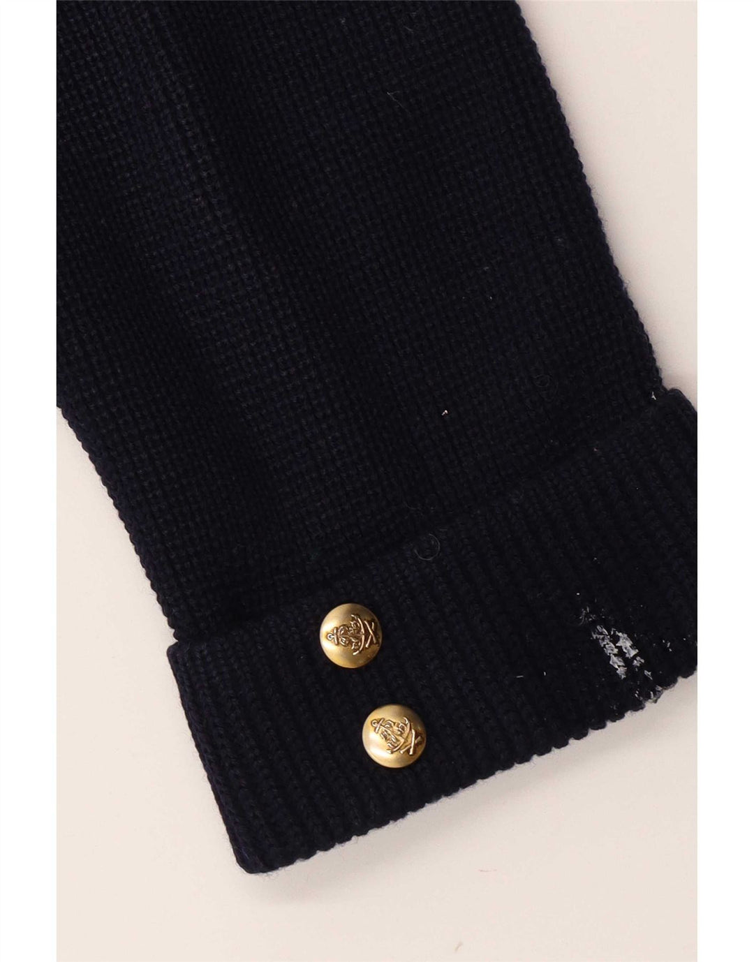 Vintage Γυναικείο Μπλέιζερ Διπλό Μπουφάν UK 12 Medium Navy Blue
