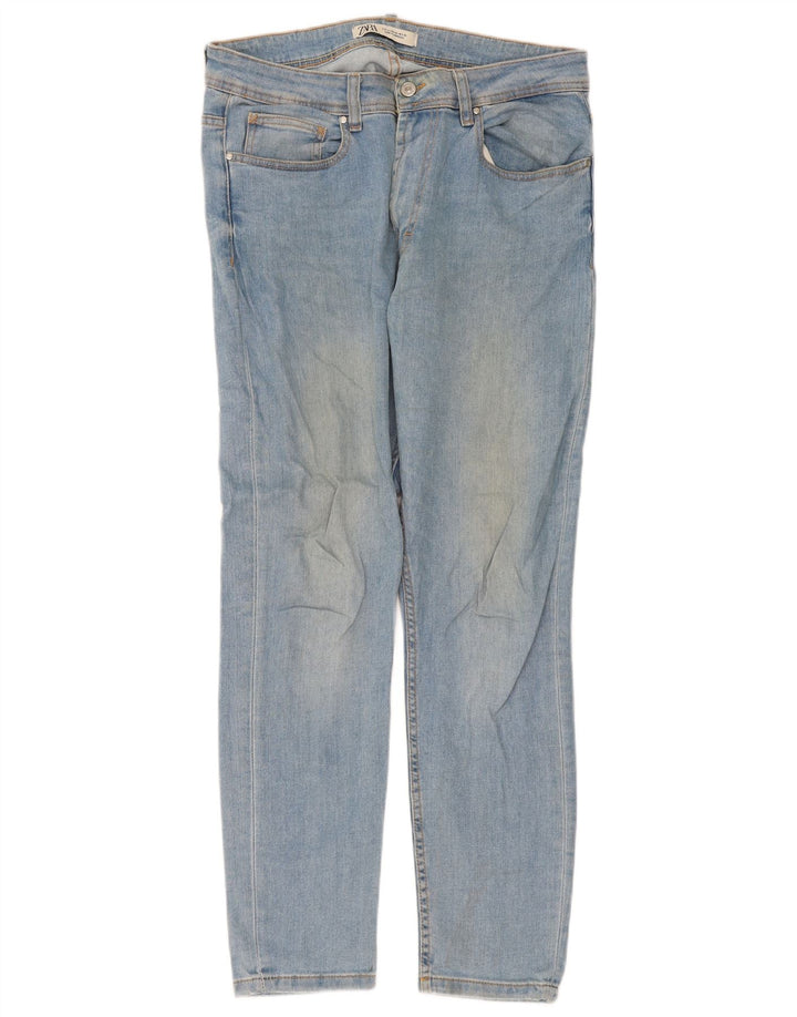 Zara Ανδρικό Slim Jeans EU 44 Large W34 L30 Blue Cotton