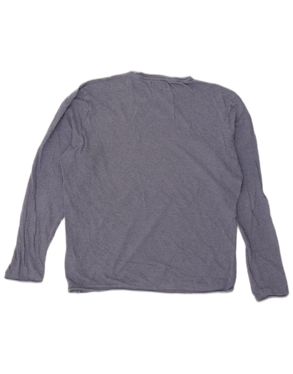 Zara γυναικείο τοπ μακρυμάνικο UK 14 Medium Blue