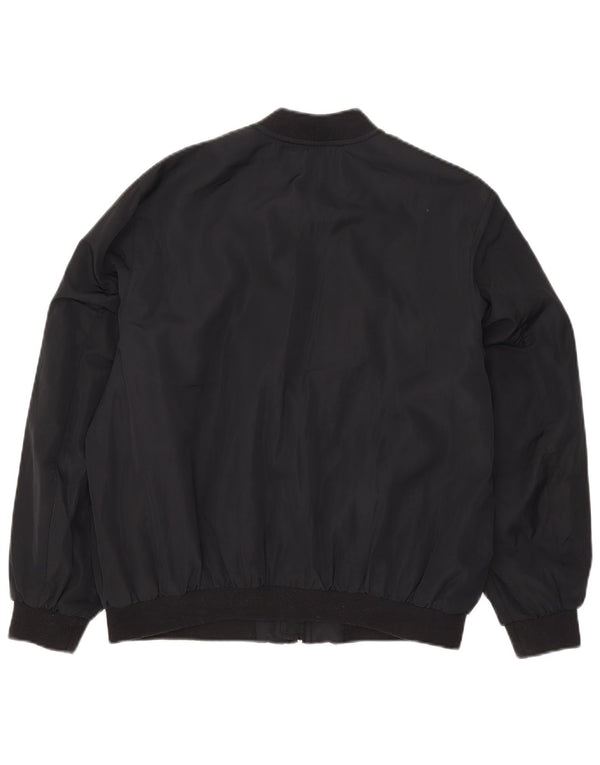 Zara Boys Bomber Jacket 13-14 Years Black Polyester