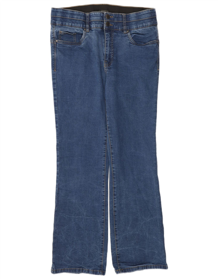 Marks & Spencer Γυναικείο αυτόγραφο Bootcut Jeans UK 14 Large W32 L29 Blue