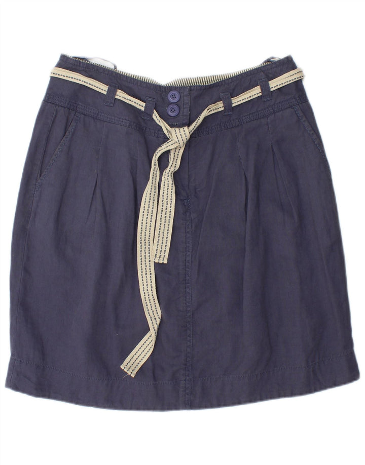 Γυναικεία μίνι φούστα MONSOON UK 10 Small W28 Navy Blue Lenn