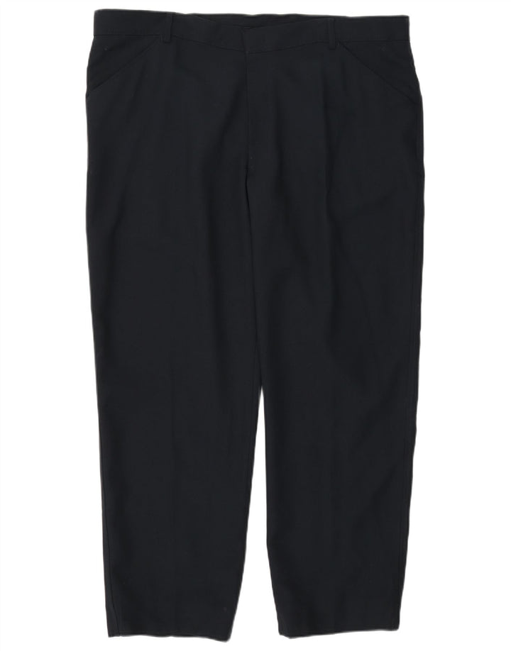 Farah Ανδρικό ίσιο casual παντελόνι W42 L31 Navy Blue Polyester