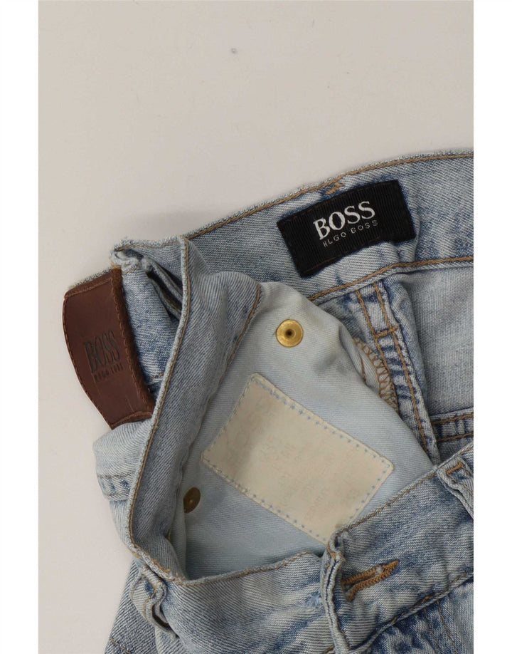 Ανδρικό τζιν σορτς Hugo Boss W35 μεγάλο μπλε