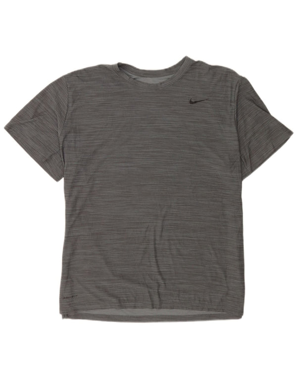 Ανδρικό T-Shirt Nike Dri Fit Top XL με γκρι φλύκταινες πολυεστέρα