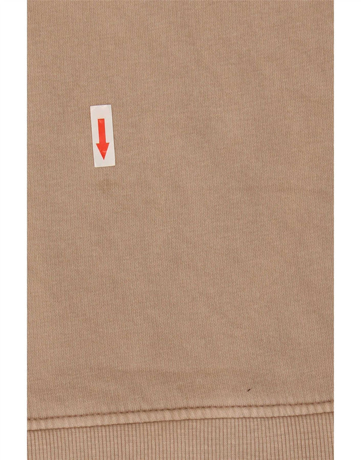 Zara Γυναικεία φούτερ Oversized Jumper UK 14 Medium Beige Βαμβακερό