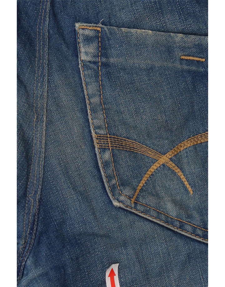 GAS Γυναικείο Slim Jeans W32 L29 Μπλε Βαμβακερό