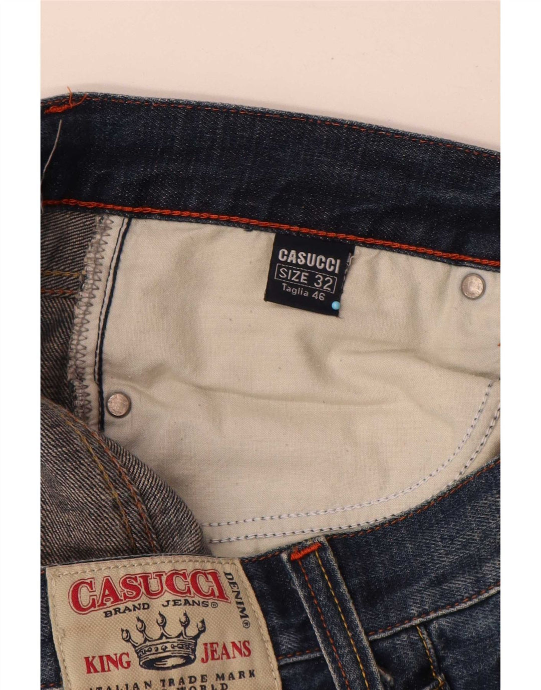 Ανδρικό τζιν Casucci ίσιο W32 L31 Μπλε βαμβακερό