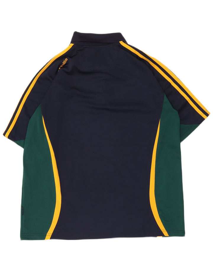 Ανδρικό μπλουζάκι πόλο O'Neills XL Navy Blue Colorblock Πολυεστέρας