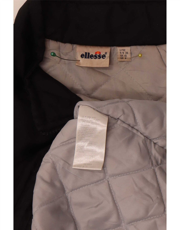 Ellesse Γυναικείο Oversized Anorak Jacket UK 10 Small Black Polyester