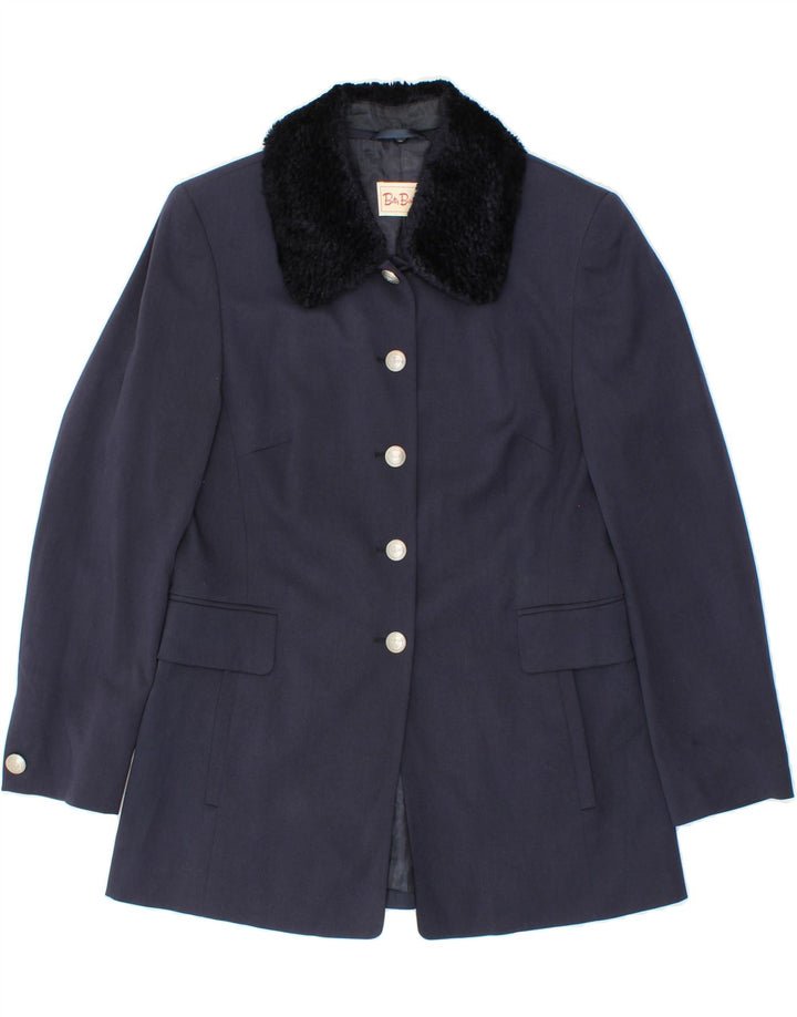 BETTY BARCLAY Womens 5 Button Blazer Jacket UK 12 Medium  Navy Blue Vintage Betty Barclay and Second-Hand Betty Barclay from Messina Hembry 