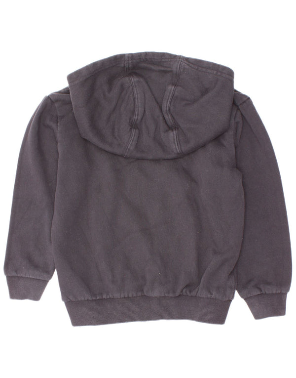 Adidas Boys Graphic Hoodie Jumper 6-7 ετών Μαύρο βαμβακερό