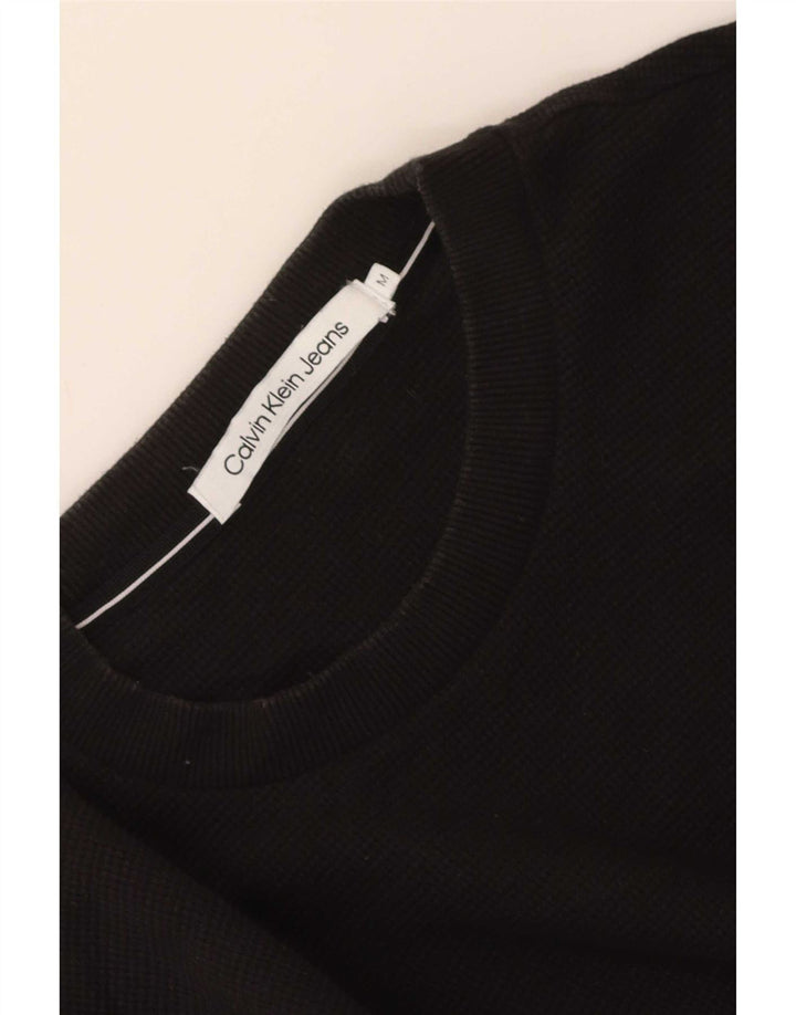 Ανδρικό τζιν Calvin Klein Μπλούζα Μακρυμάνικο Μεσαίο Μαύρο