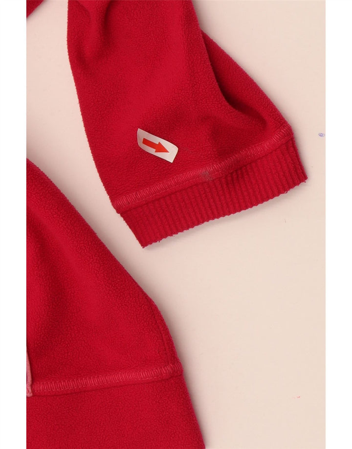 Champion γυναικείο μπουφάν με φερμουάρ Fleece UK 16 μεγάλο ροζ πολυεστέρα