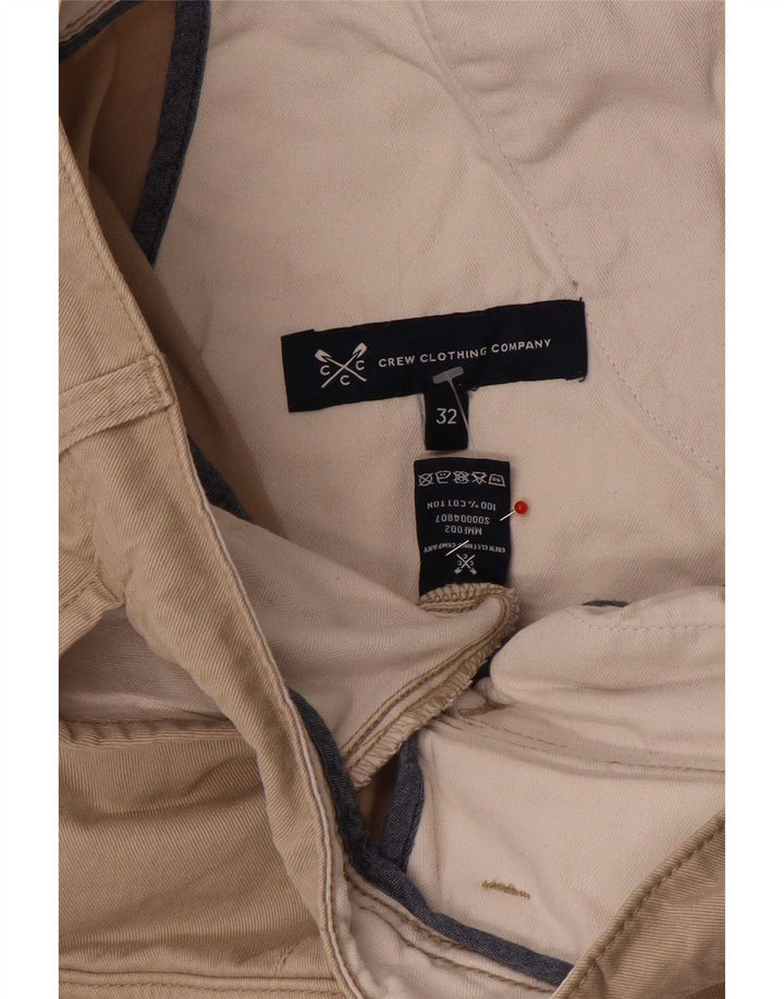 Ανδρικό σορτς Cargo Crew Clothing W32 Βαμβακερό μεσαίο μπεζ