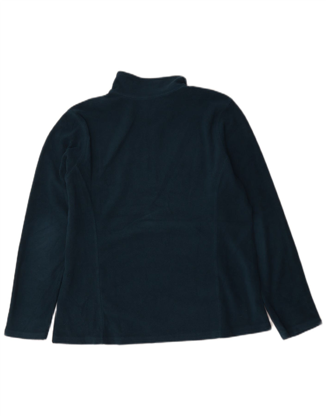 Eddie Bauer Γυναικείο φερμουάρ με λαιμόκοψη φλις άλμα UK 16 μεγάλο μπλε πολυεστέρας