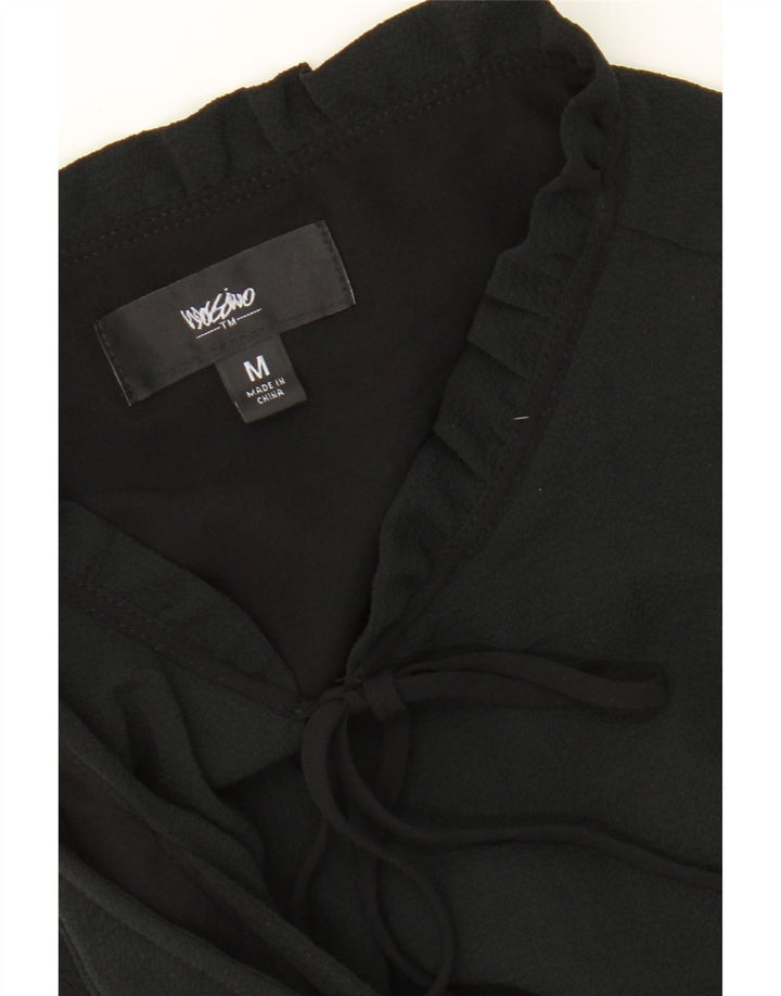 MOSSIMO Womens Off Shoulder Dress UK 12 Medium Black Polyester Vintage Mossimo and Second-Hand Mossimo from Messina Hembry 