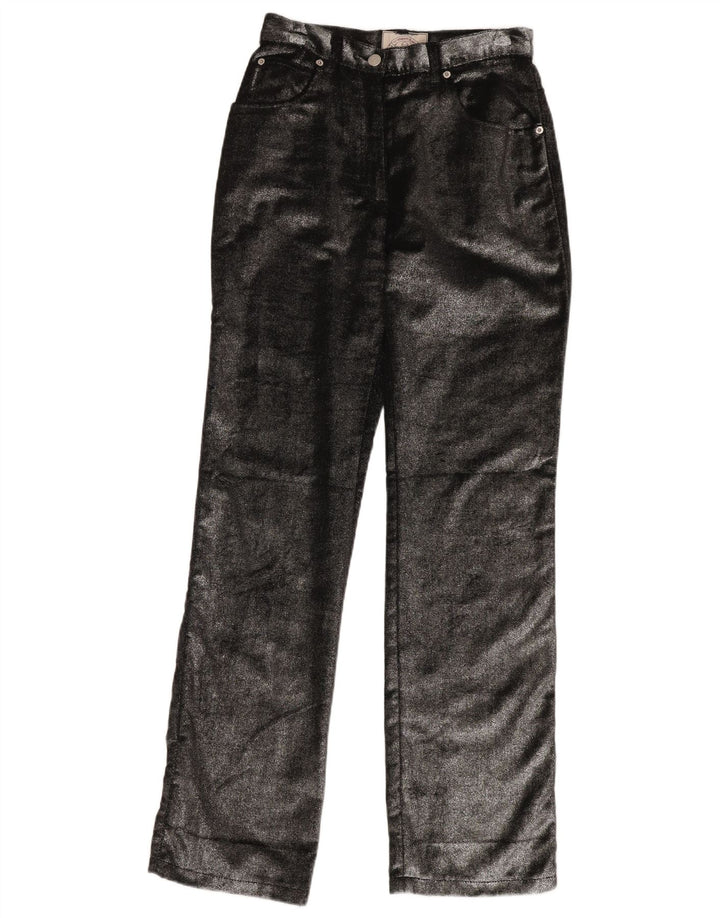 Γυναικείο ίσιο casual παντελόνι ARMANI W29 L34 Μαύρο βαμβακερό