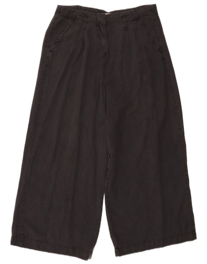Dack's γυναικείο φαρδύ παντελόνι Capri IT 44 Medium W30 L23 Black Tencel