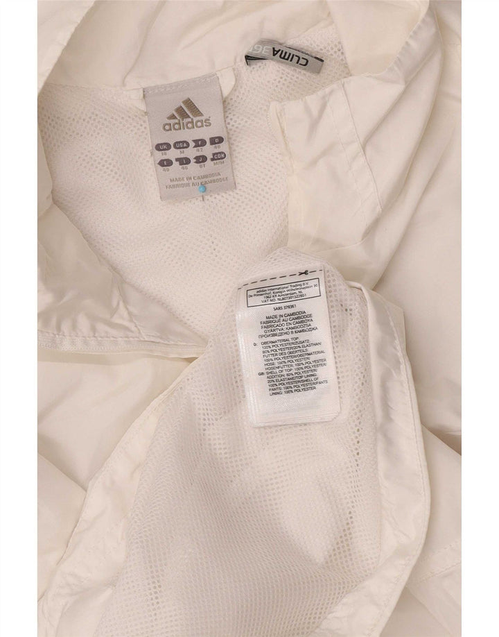 Adidas Γυναικεία φόρμα Clima 365 Top Jacket UK 14 Medium White Polyester