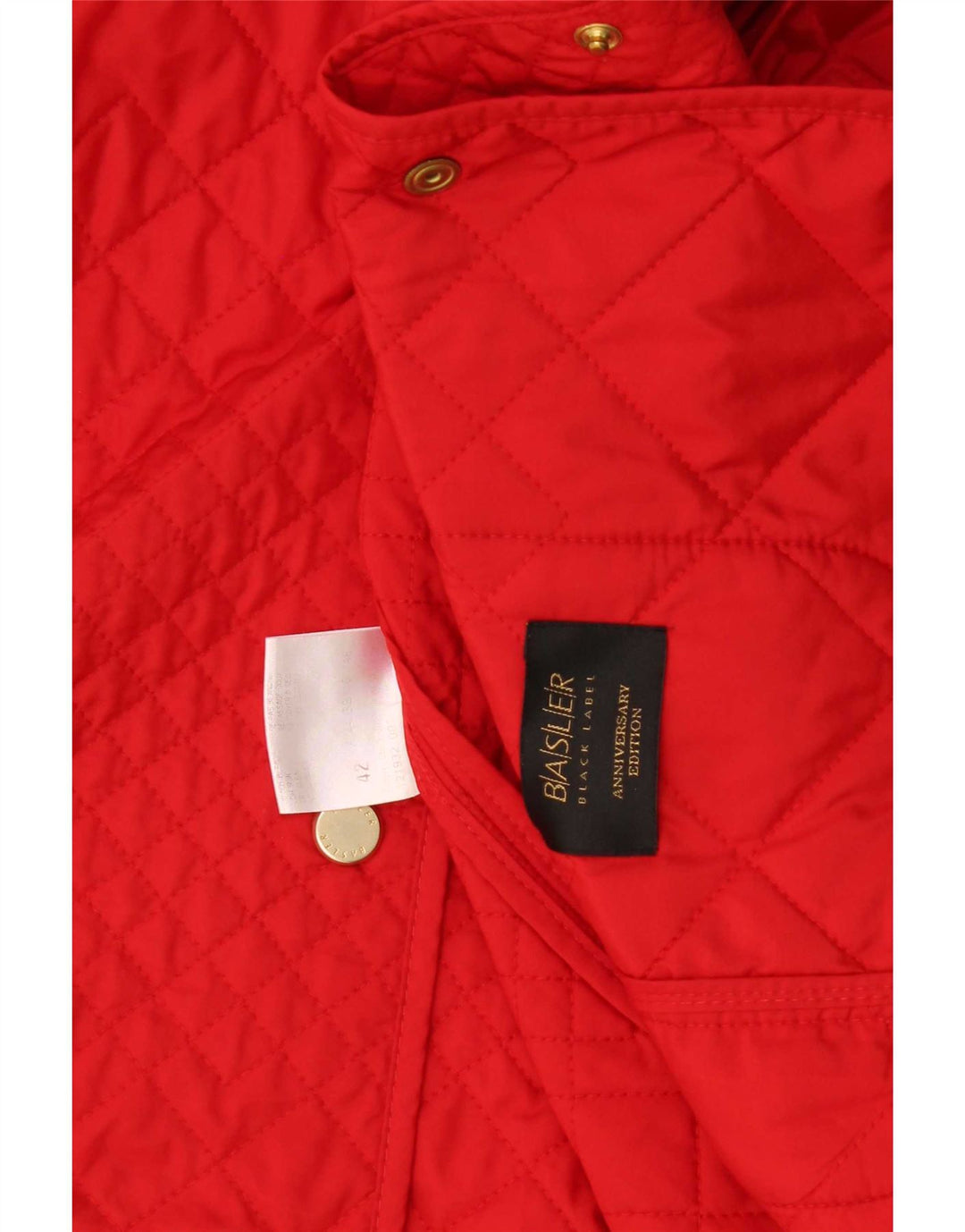 Basler Womens Quilted Gilet IT 42 Medium Red